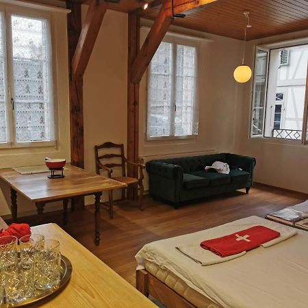 Simple Studio 36M2 In The Center Of Burgdorf Private Parking Small Bathroom Eksteriør billede