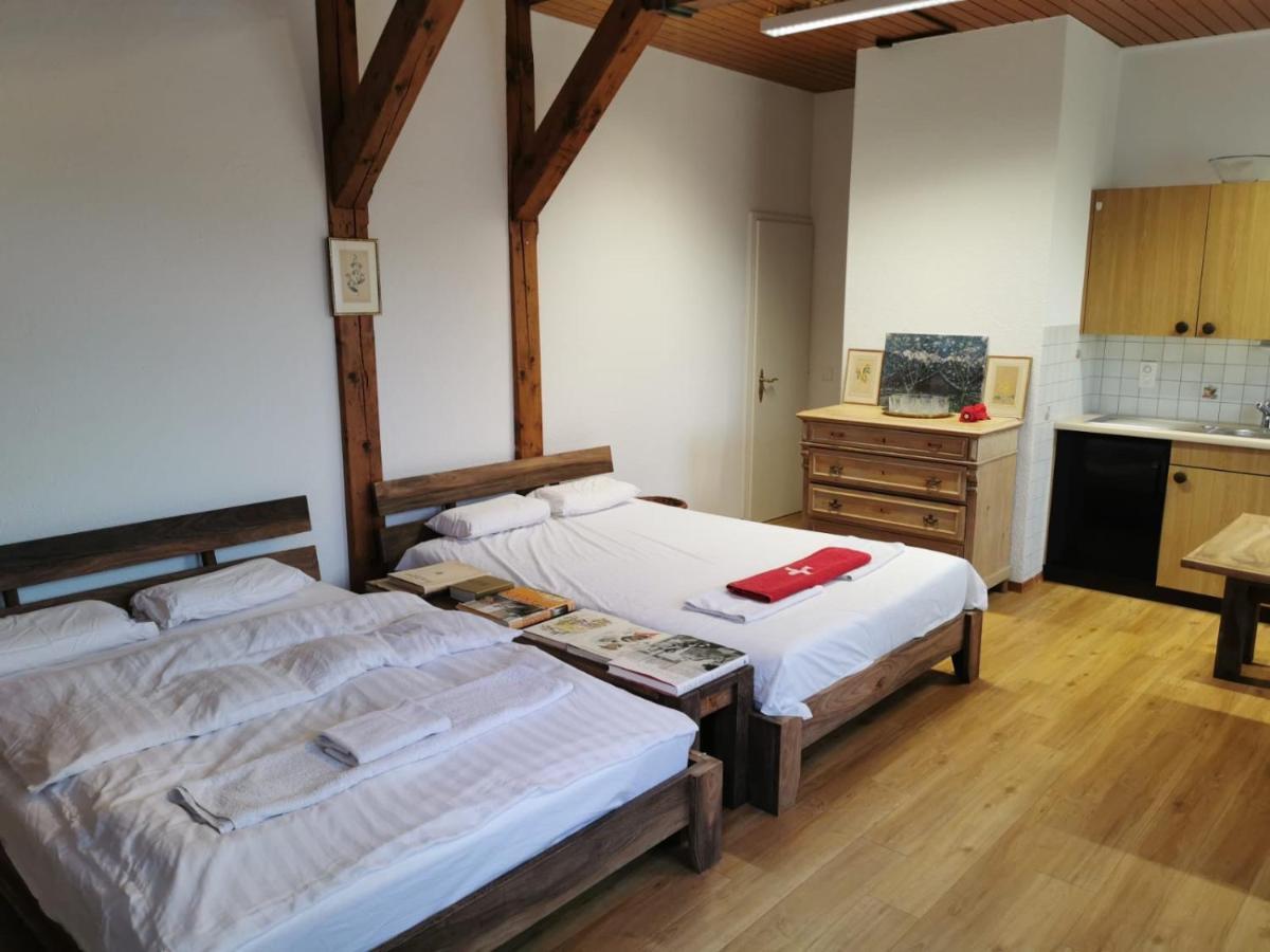 Simple Studio 36M2 In The Center Of Burgdorf Private Parking Small Bathroom Eksteriør billede